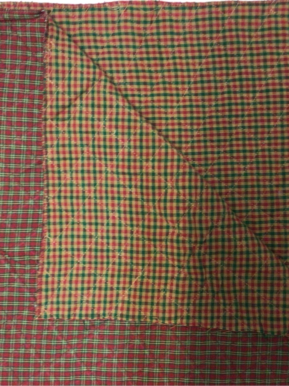 Vintage Joann Fabrics Pre-Quilted Double-Sided 100% Cotton Fabric - 6 1/3  Yards